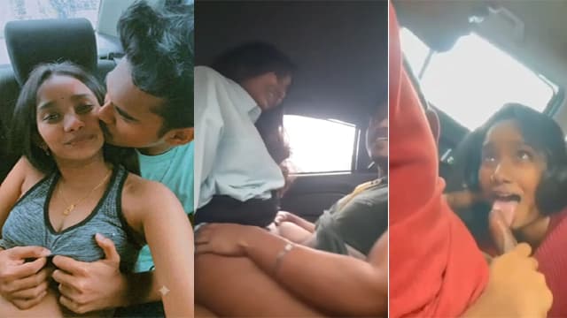 Cute Slim Teacher Fucking Boyfriend In Car –  Porn Viral Video